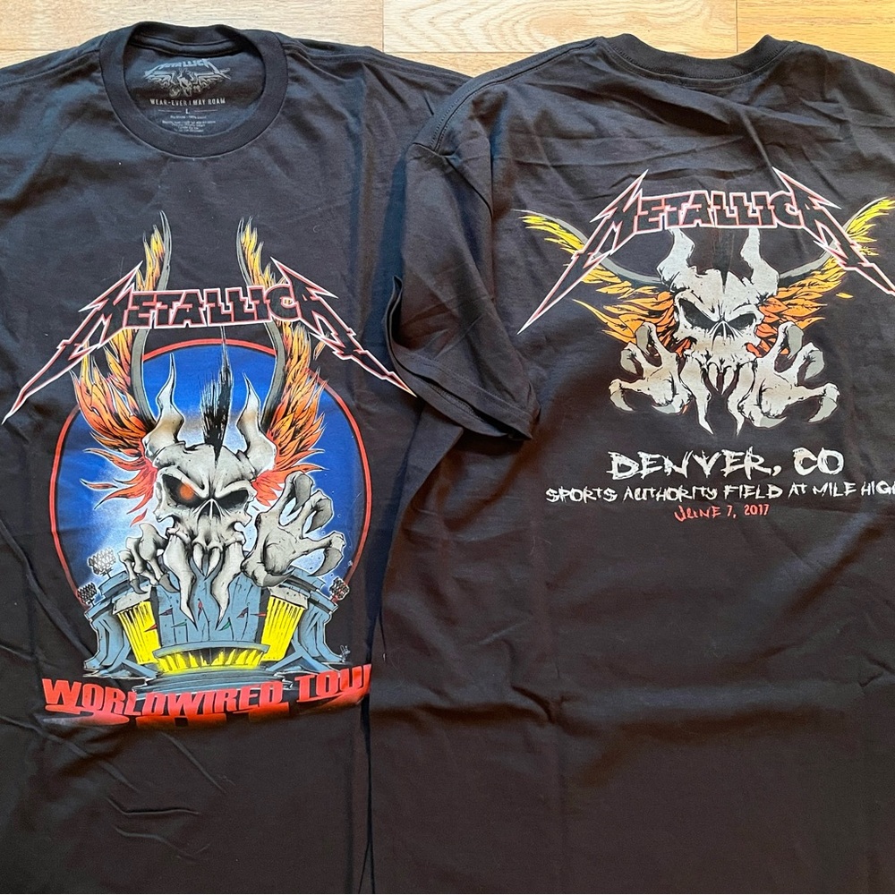 Metallica Denver, CO - 2017 WorldWired Tour Shirt